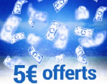 France Pari 5 € offerts