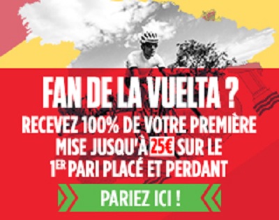 25 euros de bonus pour la Vuelta chez Ladbrokes !