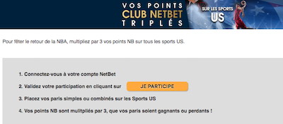 Pari US NBA netbet
