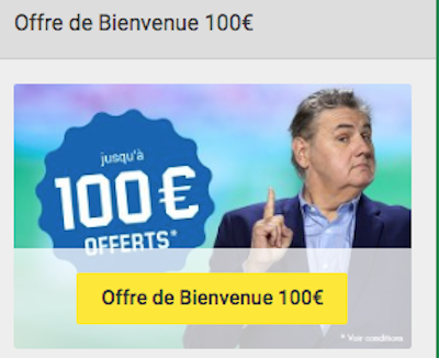 100 euros de bonus pour vos paris sportifs chez Unibet