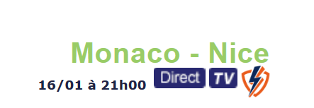 Placez vos paris sur Monaco - Nice chez bookmaker ParionsSport