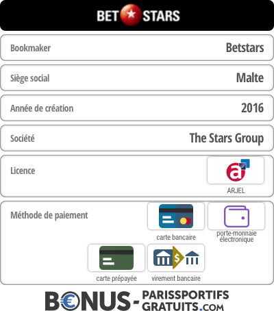 Informations generales sur Betstars