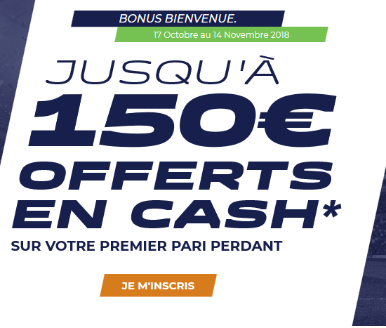 Gagnez 150 euros en cash pour vos paris sportifs chez ParionsSport