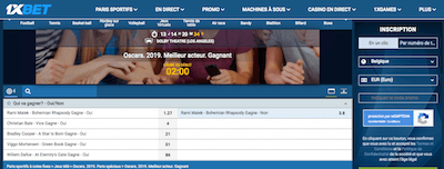 1xBet Oscars