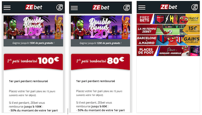 ZEbet promo et bonus