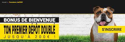 betFIRST bonus de bienvenue