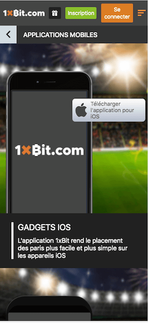 telecharger 1xbit ios apple