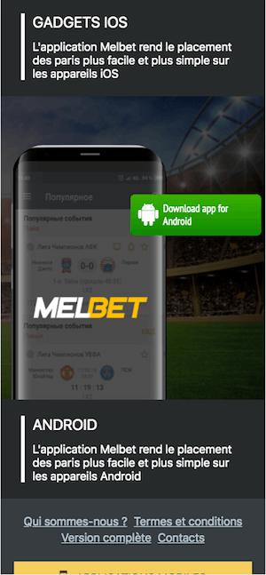 melbet apk android