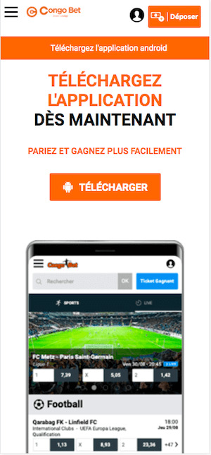 telechargement application congo bet