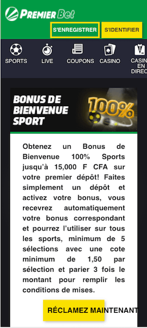 bônus de depósito sportingbet