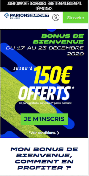 bonus parions sport