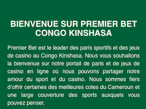 premier bet congo kinshasa