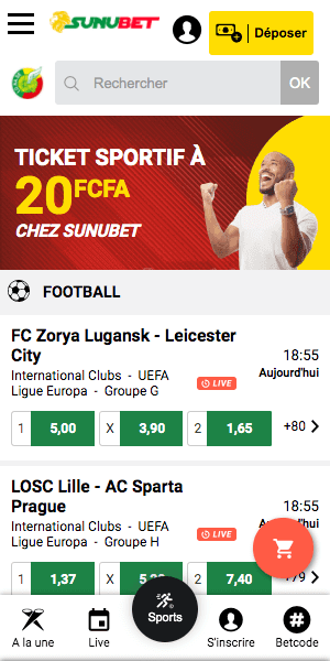 sunubet accueil