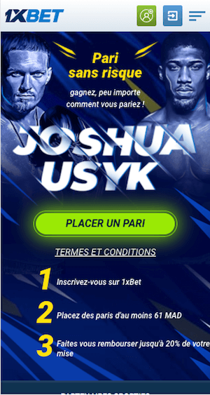 promo cashback Joshua vs Oleksandr Usyk