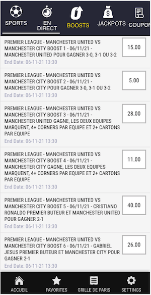 cote boost man utd vs man city