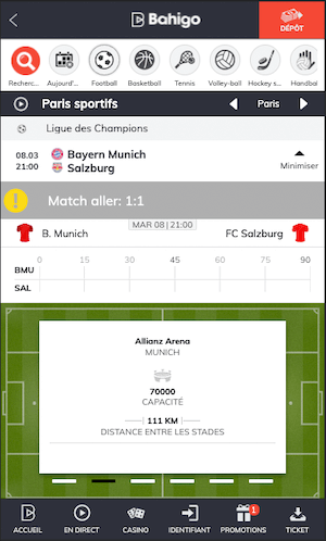 cotes bayern Munich vs Salzburg