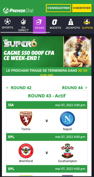 promo super 6 round 43