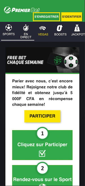 Promo premier bet paris gratuits