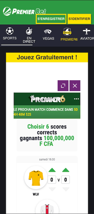 promo premier 6 premier bet