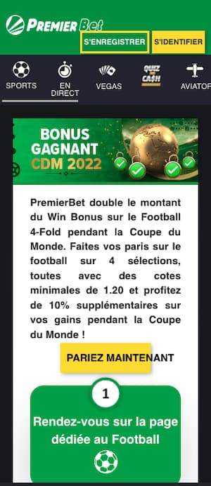 premier bet promo cdm