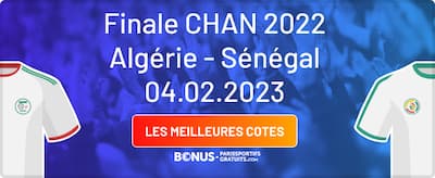 parier algerie senegal chan 2022