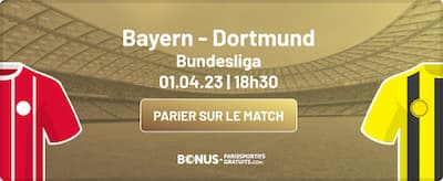 parier bayern vs dortmund