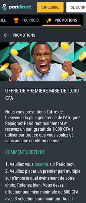 paridirect bonus