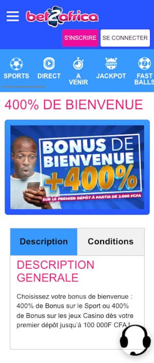 bet241 bonus bienvenue sur mobile