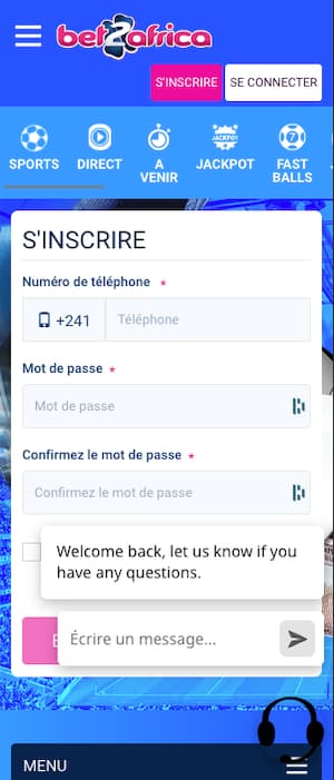 bet241 inscription sur mobile