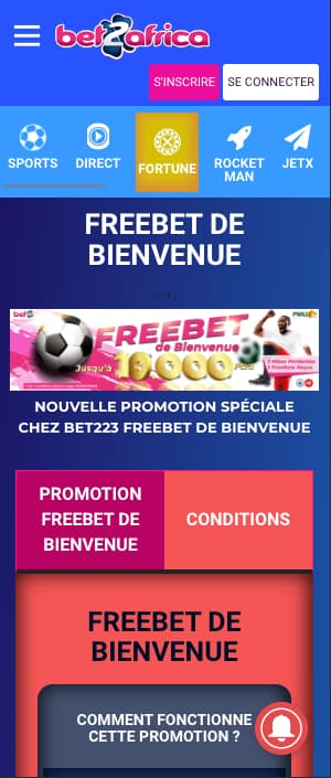 bonus bet223 de bienvenue 