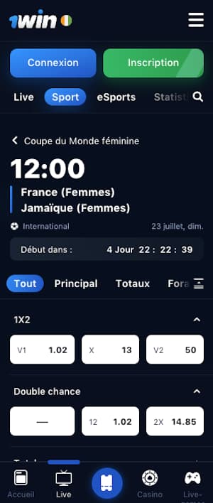 cotes france f vs jamaique f cdm