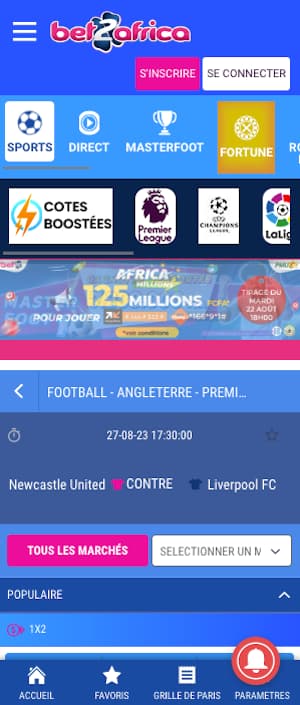 parier newcastle liverpool