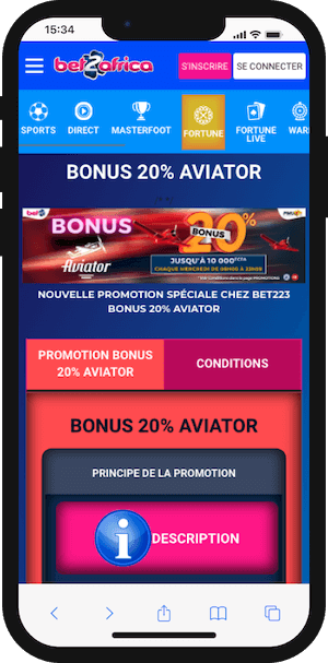 aviator promotion sur bet223