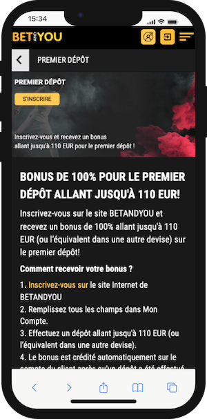 bonus betandyou bienvenue