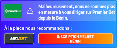 premier bet benin indisponible