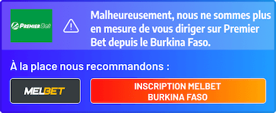 premier bet burkina indisponible
