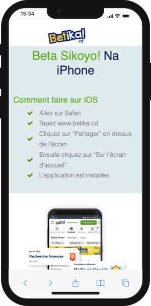 betika app ios pour iphone