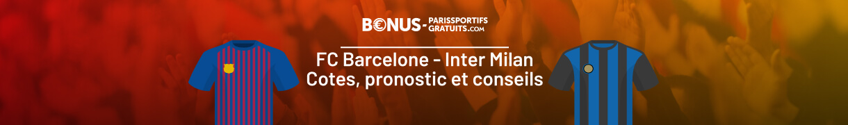 info pour parier sur barca inter milan