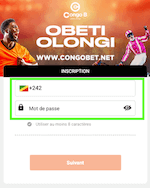 congo bet formulaire inscription