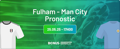 prono fulham vs man city avec bpsg