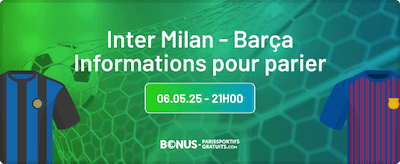 parier sur inter milan vs barcelone