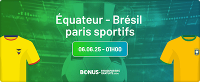 equateur vs bresil pronostic