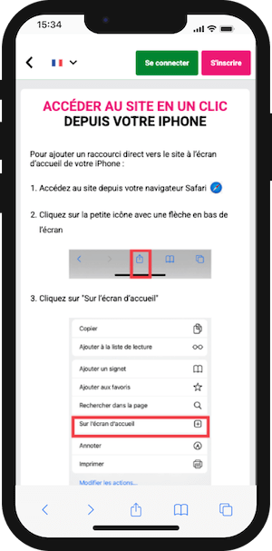 pmuc sur ios pour iphone