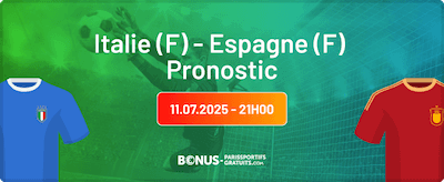 prono italie vs espagne euro feminin 2025