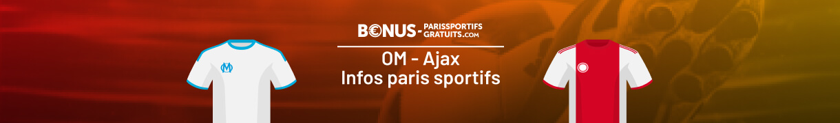 infos pour parier sur om vs ajax sur bpsg