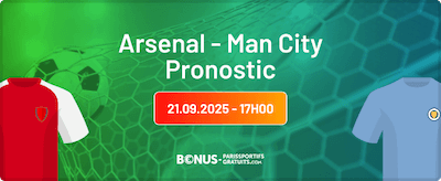 pronostic arsenal vs man city sur bpsg