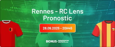 parier rennes vs rc lens avec bpsg