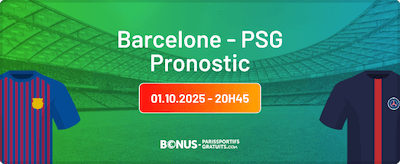 parier sur barcelone psg