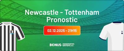pronostic newcastle tottenham