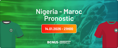 nigeria maroc pronostic